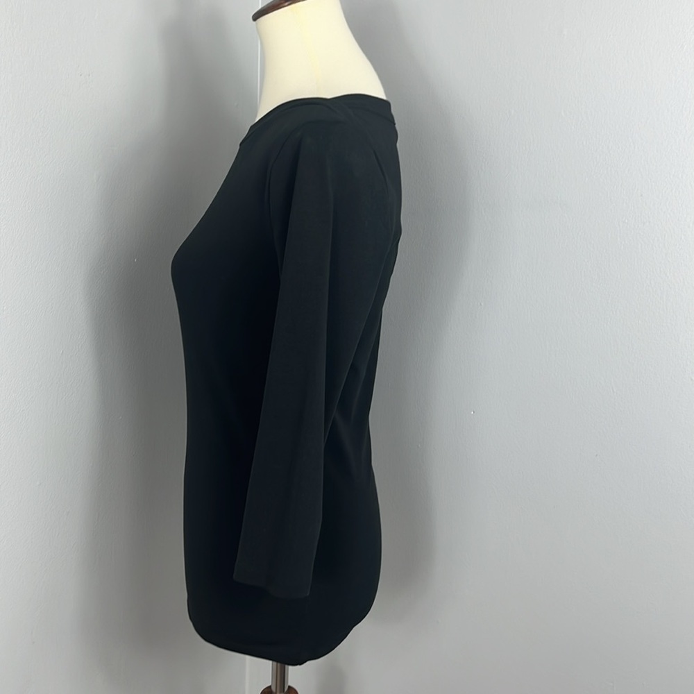 CLEARANCE Ann Taylor Boatneck 3/4 Length Sleeve Top - Picture 3 of 7